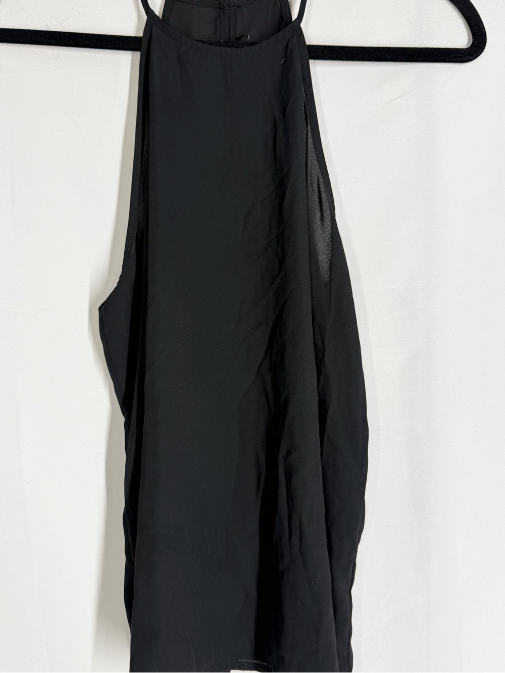 Timing Black Midi Halter Skirt